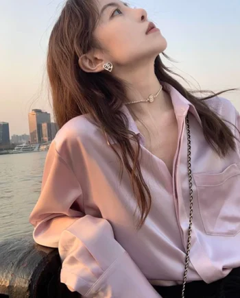 cn-11134207-7qukw-lh4m9y0nmpcv74.webp Temperament Womens acetate satin blouse long sleeve polo neck loose style