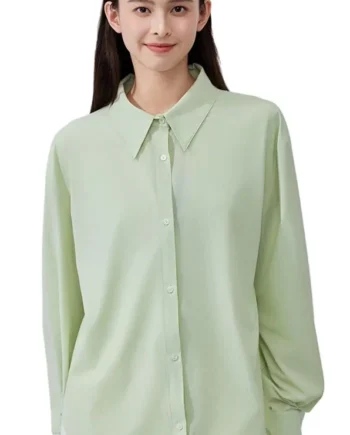 Sunscreen Clothing Women 2025 Spring Summer New Style Ice Silk Shirt Style Sunscreen Clothing Light Breathable