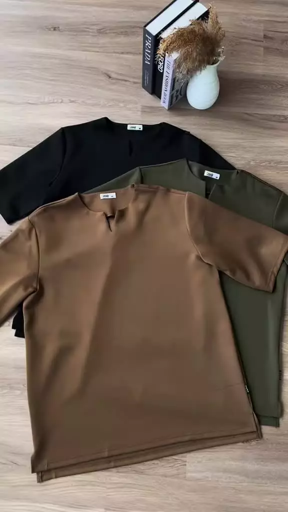 ZEKE D0049 Mens Short Sleeve Loose Tops